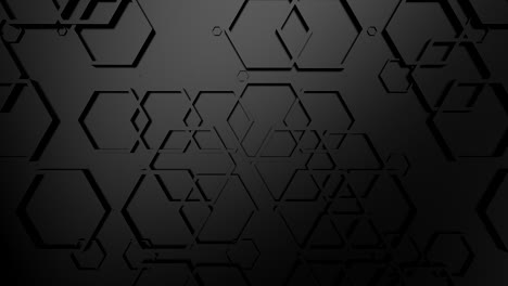 animated hexagons background