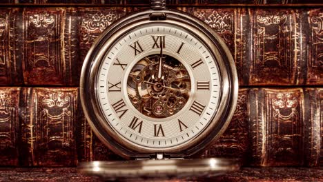 Close-up-on-vintage-clock