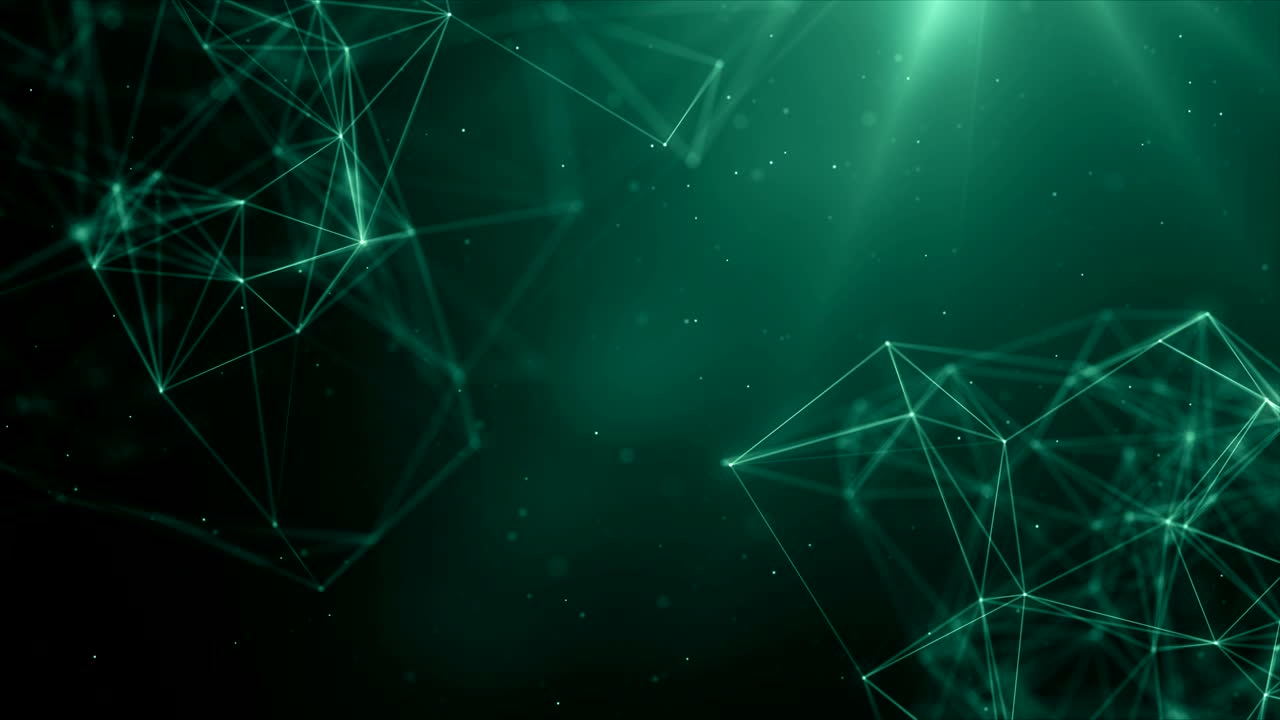 Plexus abstract network titles technology science background loop