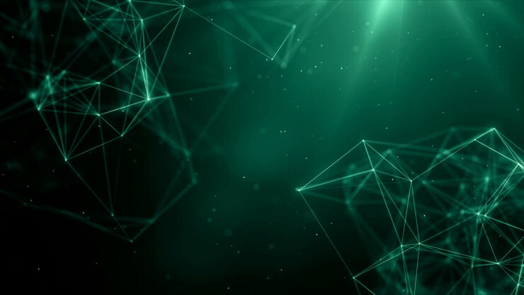 Plexus abstract network titles technology science background loop