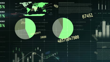 Animación-Del-Procesamiento-De-Datos-De-Redes-Sociales-Sobre-Fondo-Oscuro