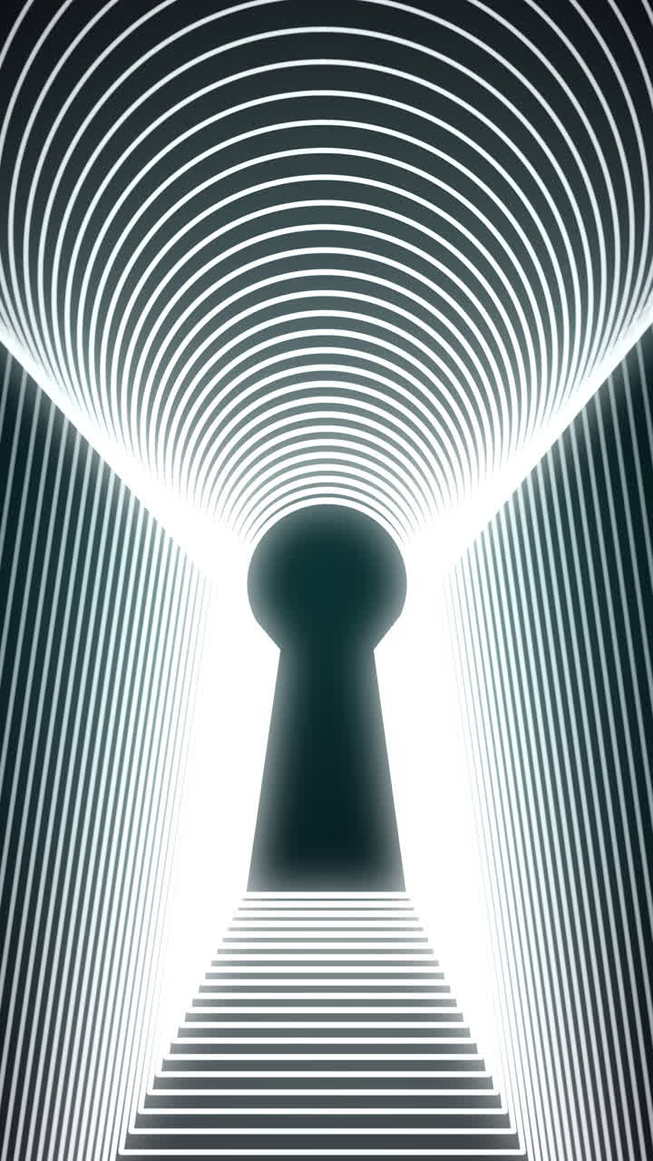 diseño abstracto del agujero de la llave