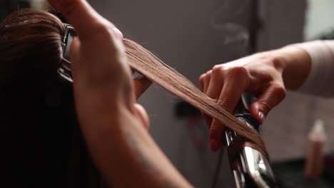 hair straightening service