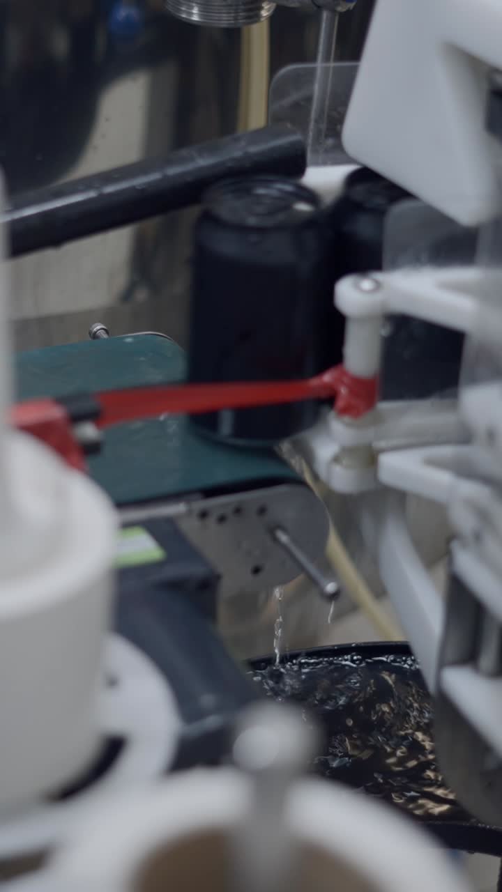 Industrial Can Packaging and Labeling Process