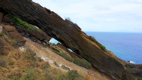 dramatic ocean cliff view