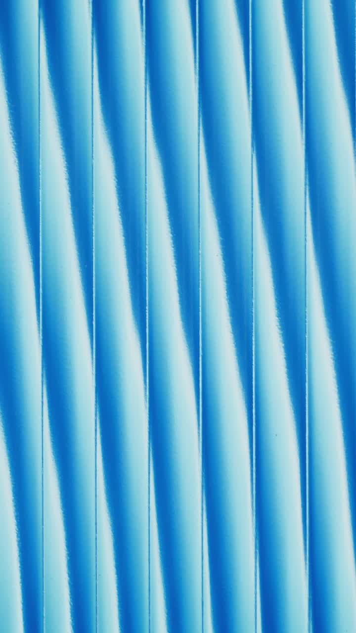 Blue Corrugated Metal Panel Texture