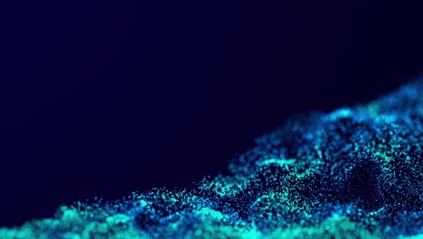 4k- onda digital tecnología futurista animación de fondo abstracta