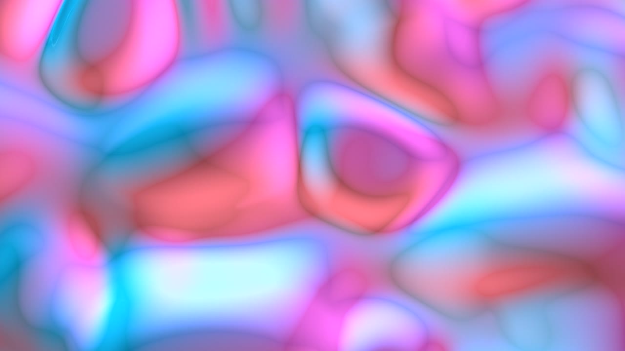 네온 배경과 형광 액체 색상, 자외선 추상 파란색, 보라색, 분홍색, 루프 애니메이션 4k