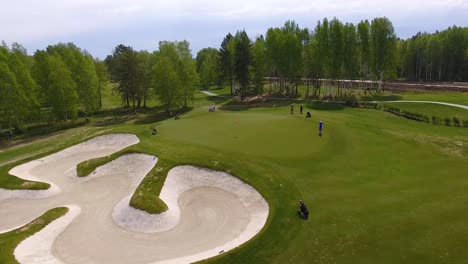 golf course aerial view
