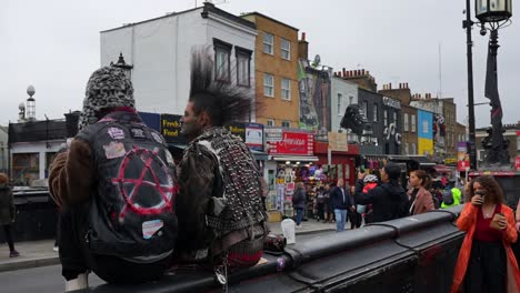 punk fashion in camden, london