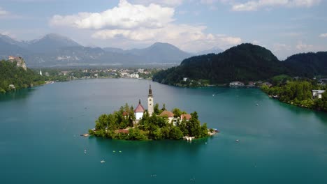 Eslovenia-Hermosa-Naturaleza---Lago-Bled.