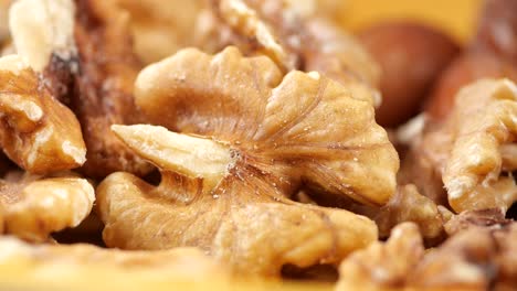 primer plano de las nueces