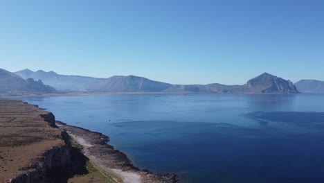 escalada por dron san vito lo capo mar naturaleza por dron