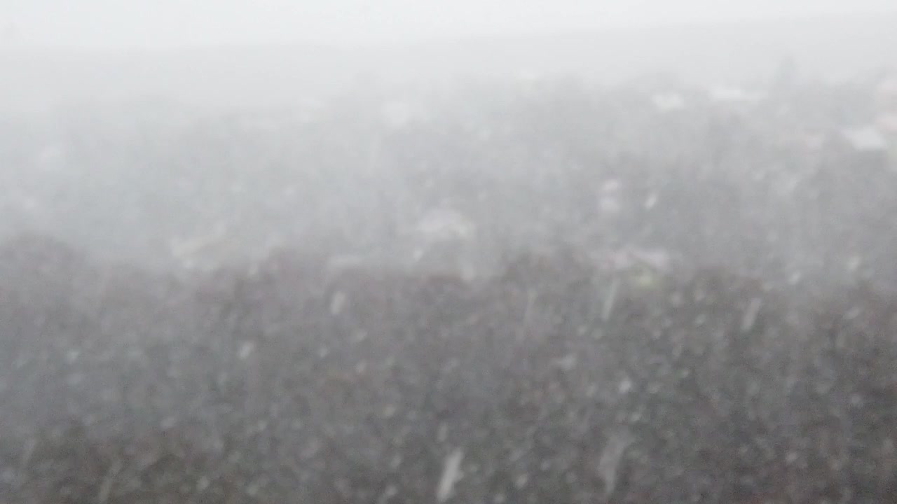 Ventisca en invierno. Cámara lenta