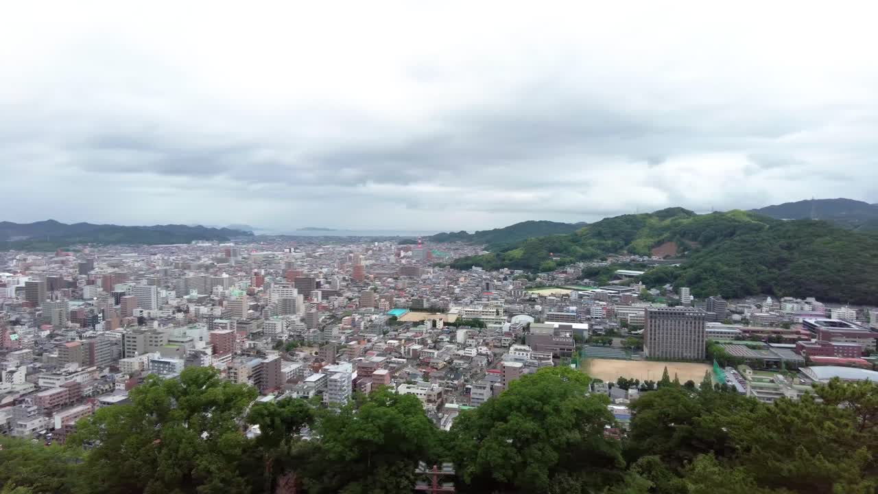 마쓰야마 성의 아름다움