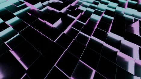 fondo geométrico abstracto con luces de neón