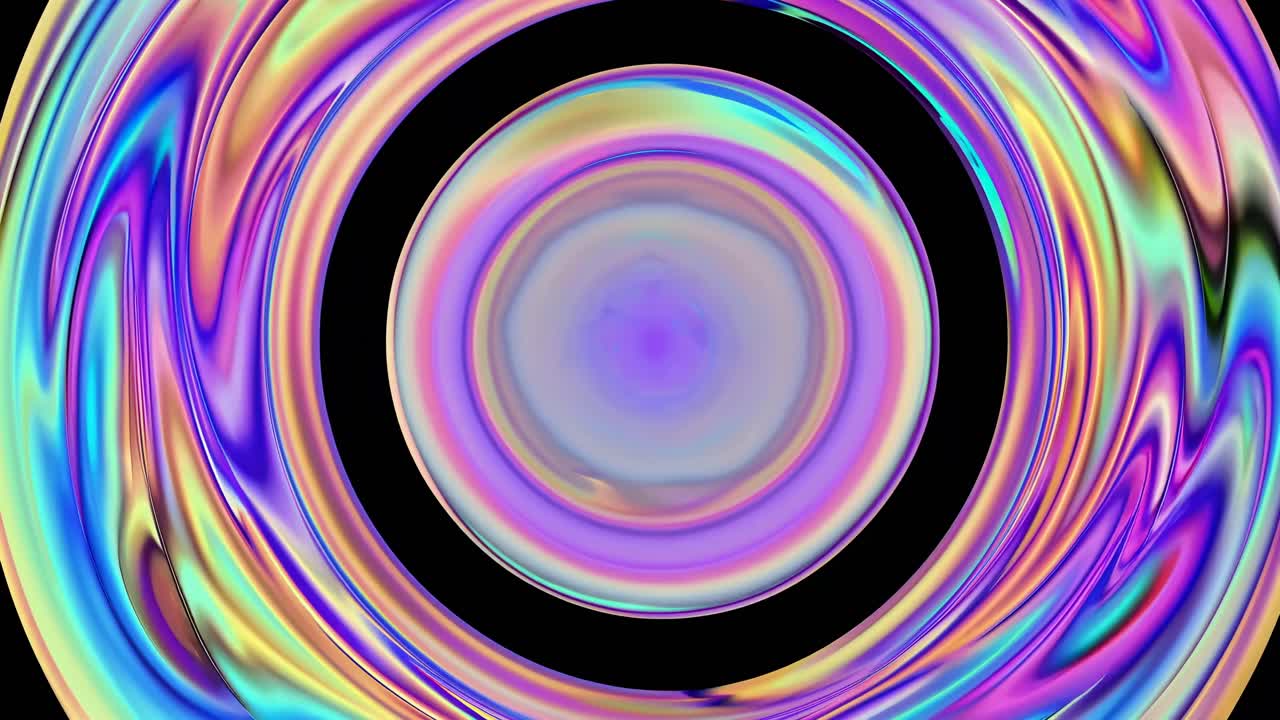 Colorful abstract swirl with vibrant, swirling colors