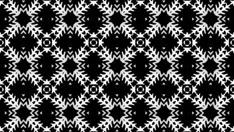 patrón de copos de nieve mandala fondo animado para gráficos en movimiento, visualización, visualización en pantalla.