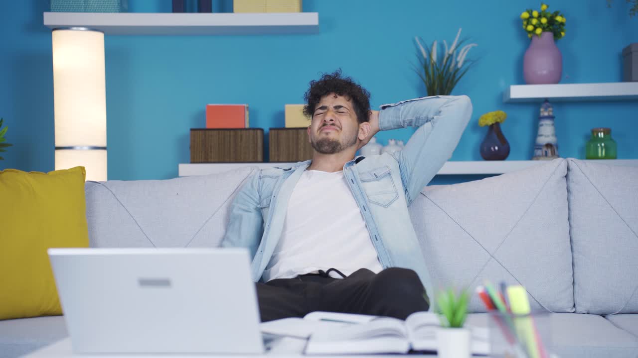 Student with muscle pains.