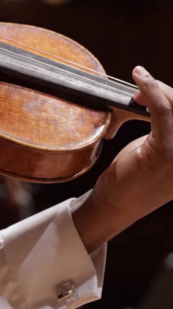An Intimate Moment Captured: The Elegant Artistry of a Violinist Playing with Passion and Precision, Showcasing the Beauty of Musical Technique and Expression