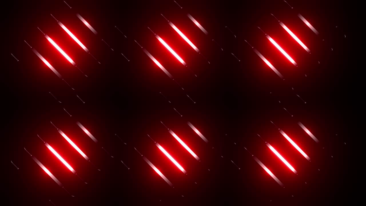 Red Neon Light Patterns