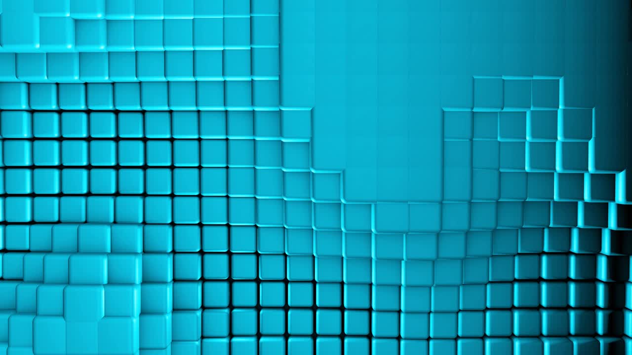 cubos de mosaico de fondo en bucle