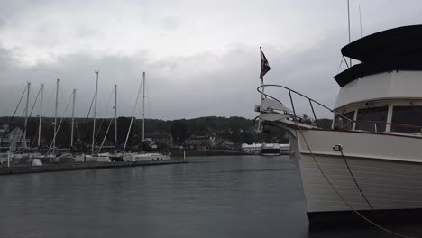 port on a cloudy day, silver bay wisconsin