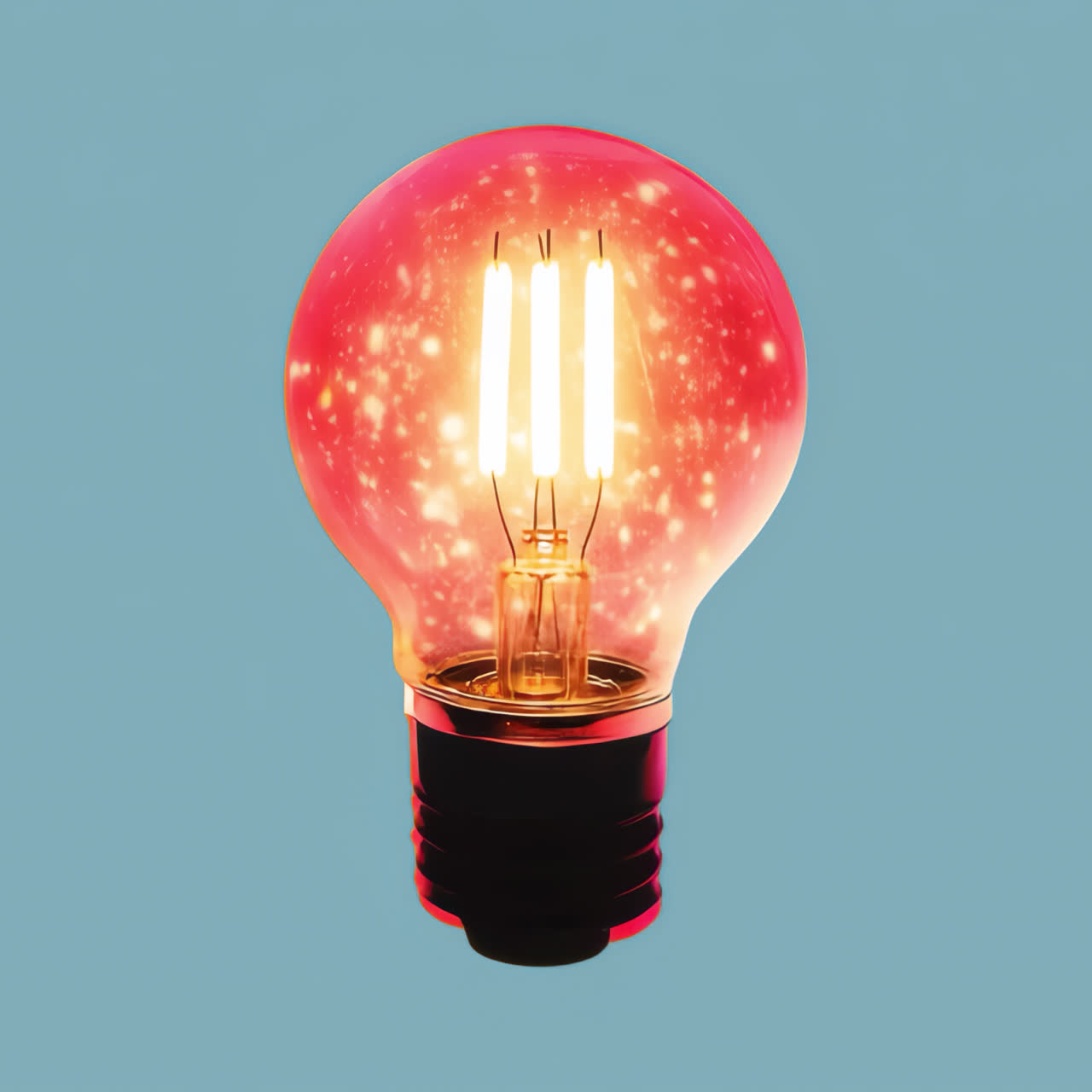 Animazione innovativa di lampadina luminosa, risorsa isolata, video 4K trasparente, canale alfa, ProRes