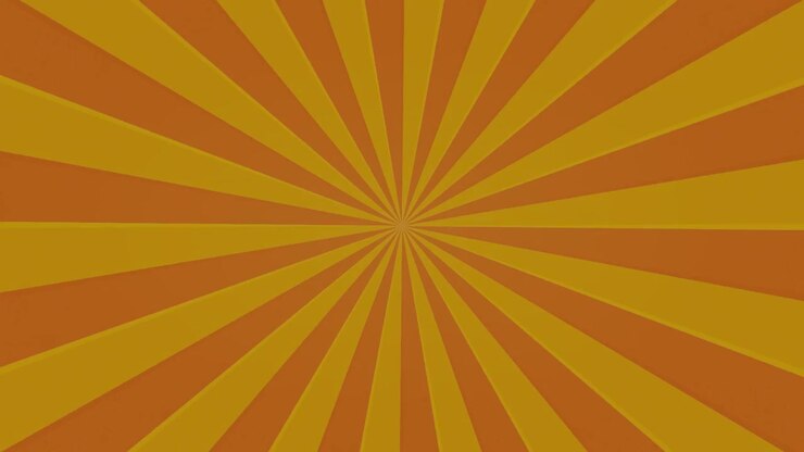 Rotating Sunburst Pattern in Shades of Orange and Yellow