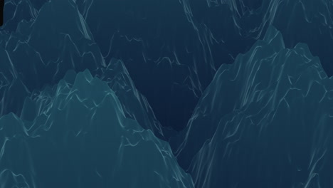 fantasy blue waves pattern on black gradient