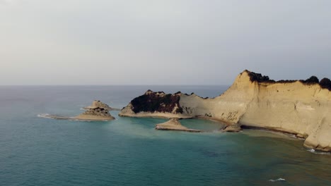 Canal-D&#39;amour-De-La-Isla-De-Corfú-En-La-Zona-De-Sidari,-Con-El-Famoso-Canal-D&#39;amour