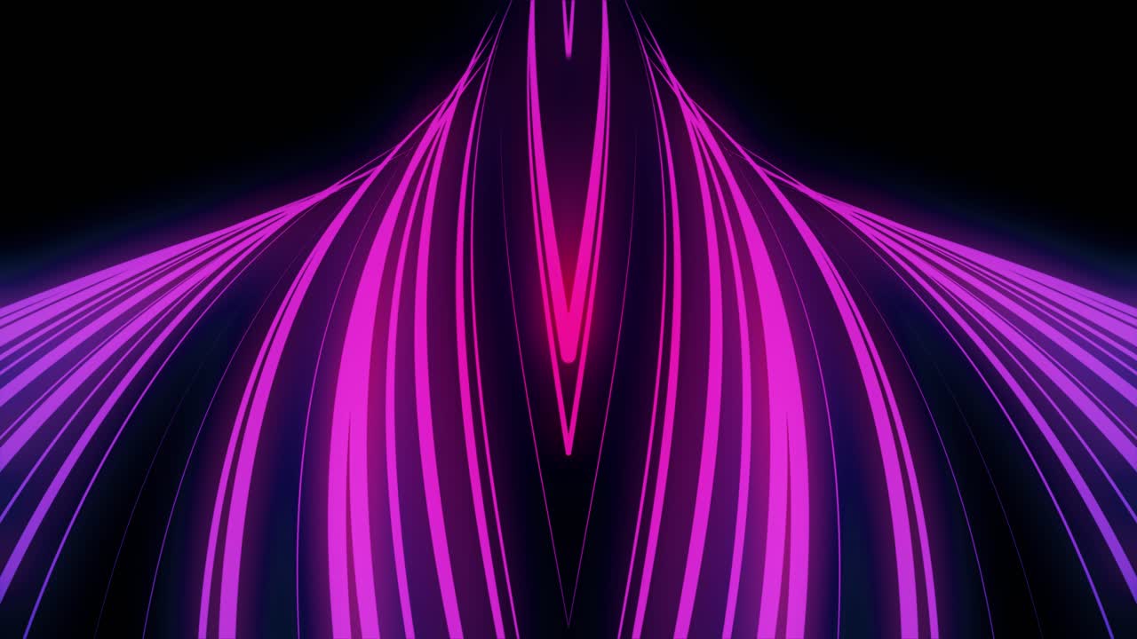 Abstract Neon Tunnel