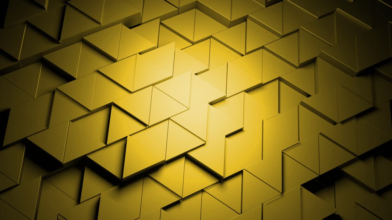 patrón de triángulo dorado abstracto