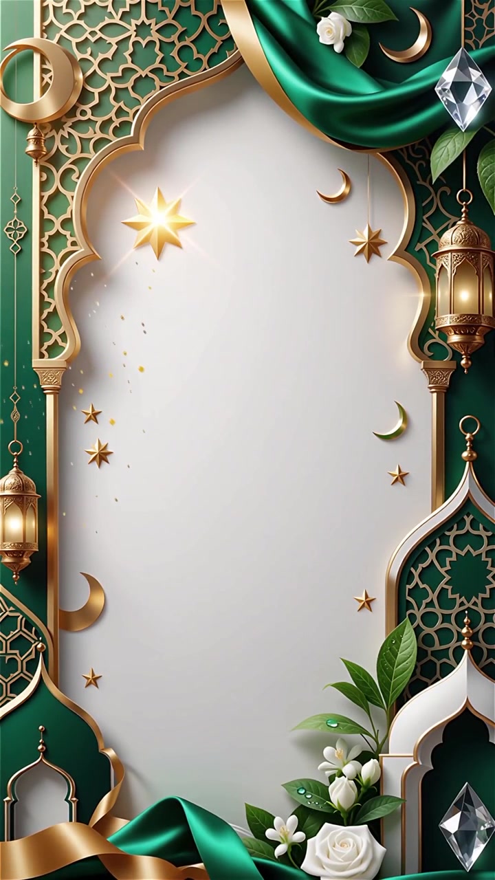 Compleanno del Profeta Maometto Mawlid al-Nabi Sfondo Islamico
