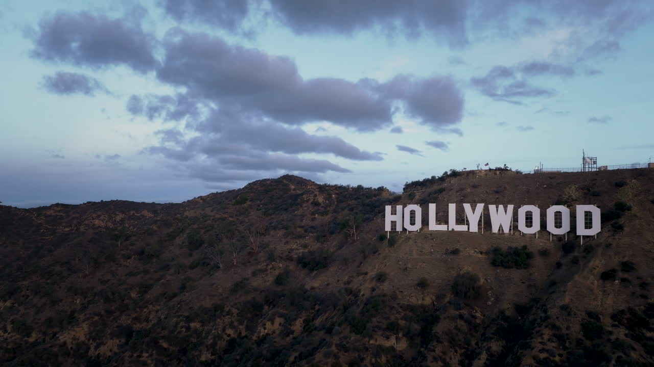 The iconic Hollywood Sign on the Hollywood Hills