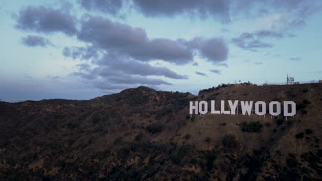 the iconic hollywood sign on the hollywood hills