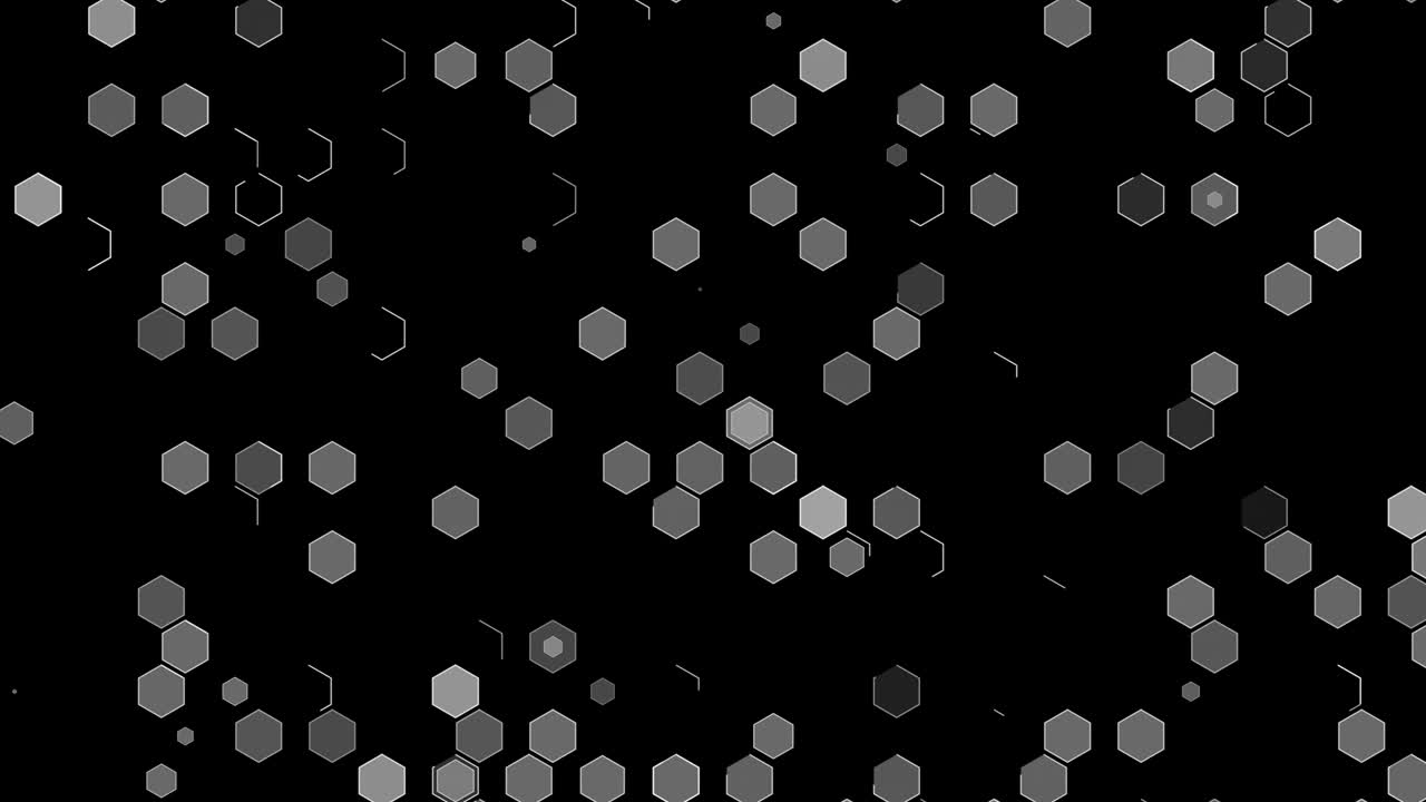 abstract blcak y patrón hexagonal blanco fondo de movimiento. fondo de textura geométrica.