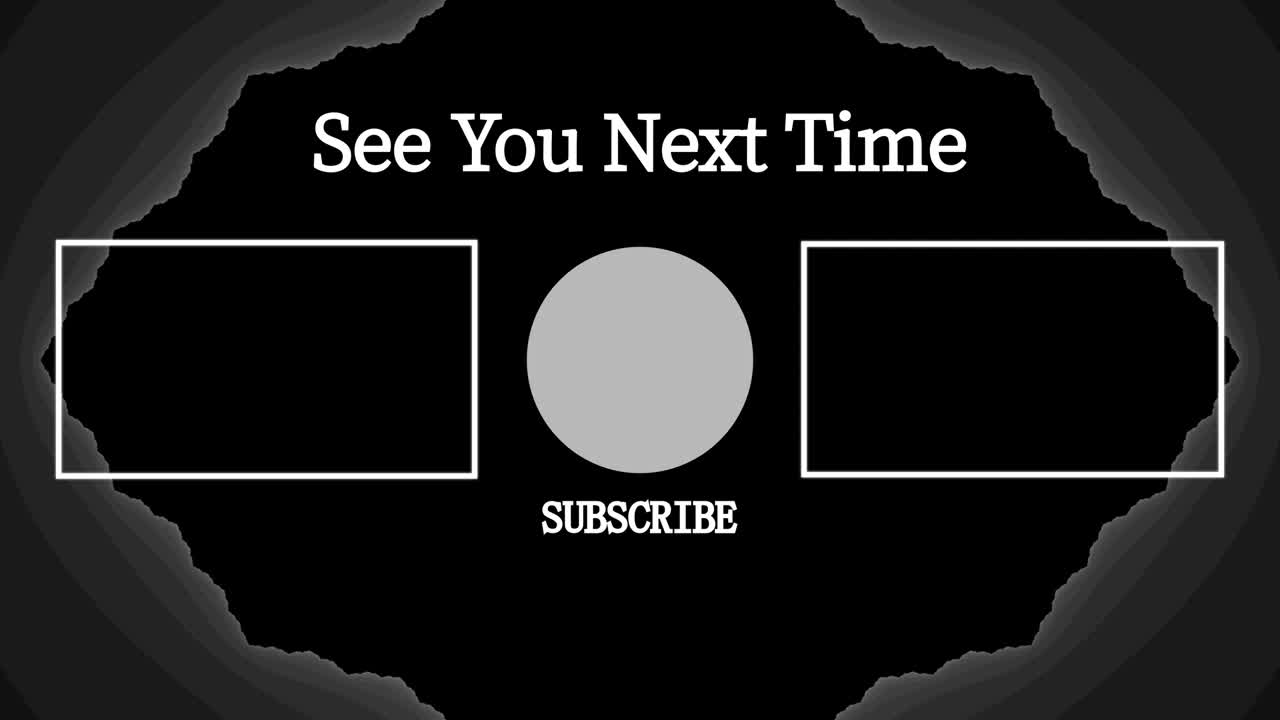 psicodélico llamativo final de la tarjeta final de la pantalla gráficos de movimiento