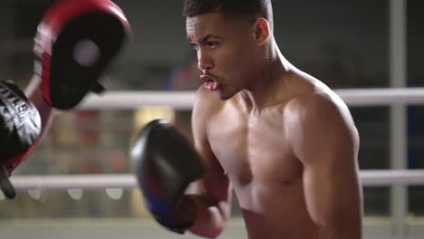 boxing training session