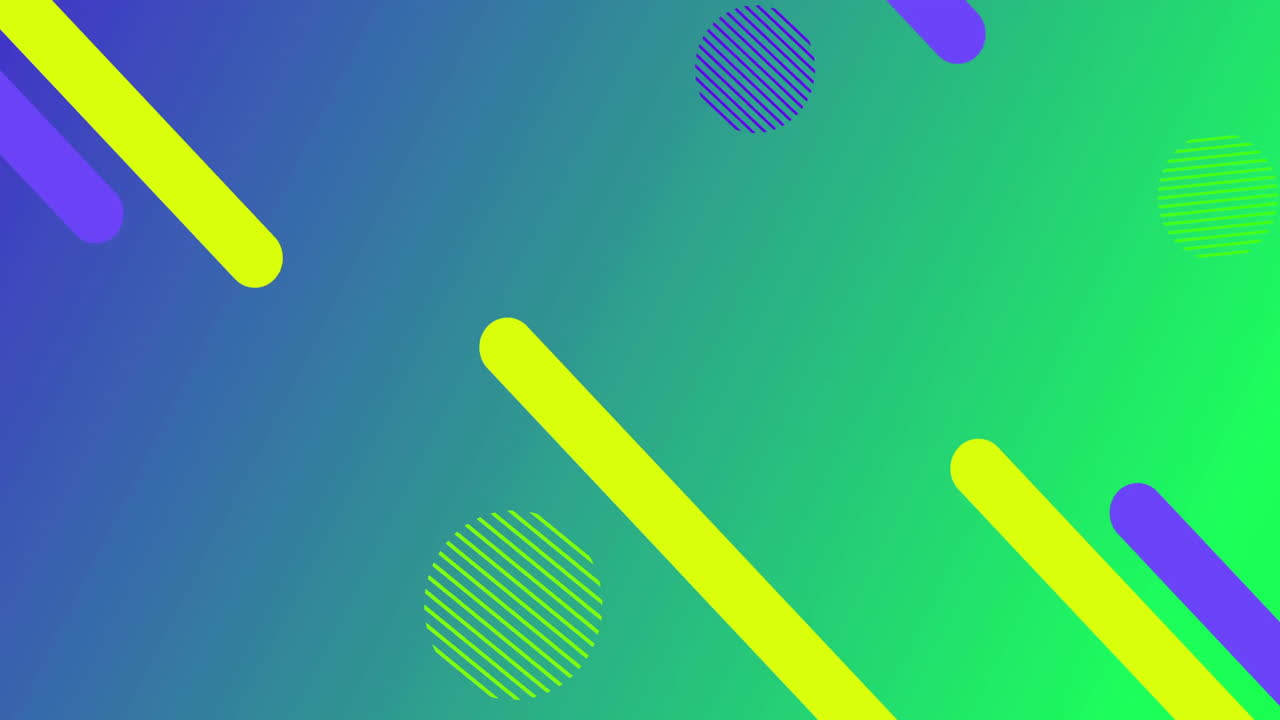 animación de un enorme texto de venta sobre un fondo de patrón vibrante