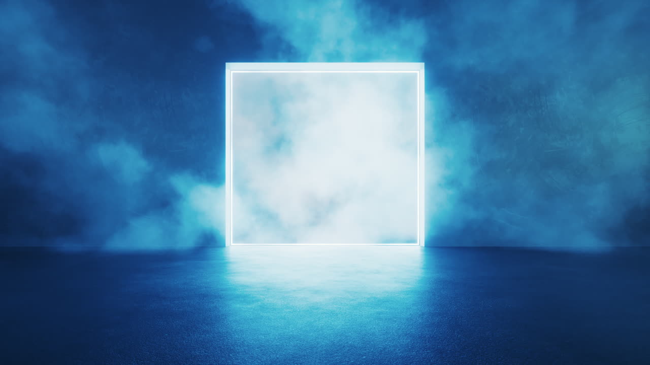 어두운 방과 연기 효과, 3d 렌더링