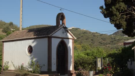 small rural hermitage in the south of spain, ramirez hermitage, velez malaga, malaga, andalucia, spain