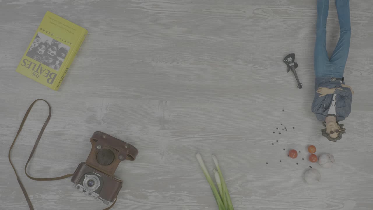 presentación de comida temática de los beatles