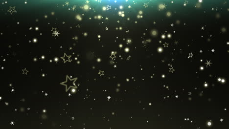 noche estrellada radiante estrellas brillantes en un fondo oscuro