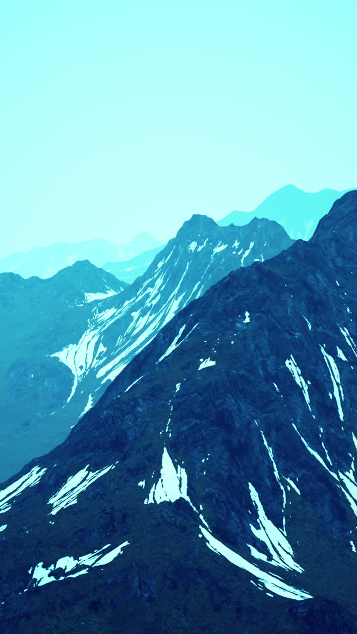 눈 인 산 들 의 멋진 풍경