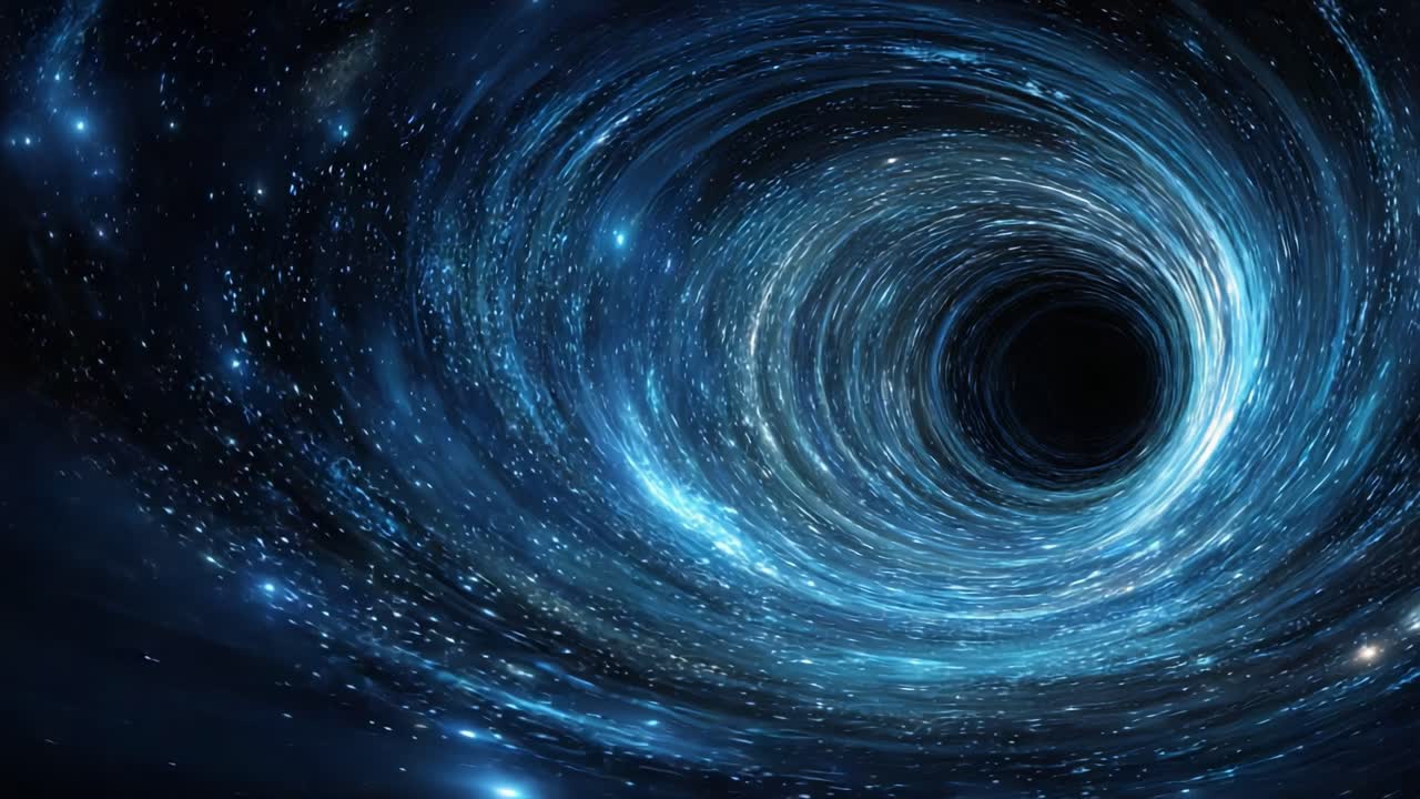 A Stunning Journey Through a Celestial Black Hole: Exploring the Wonders of Cosmic Phenomena and the Mysteries of the Universe in this Visual Spectacle