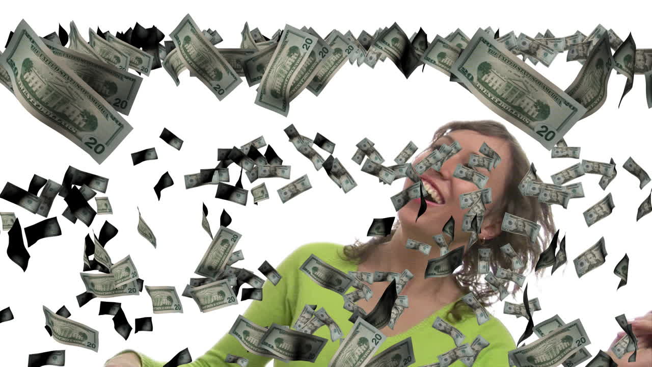 하늘에서 떨어지는 돈