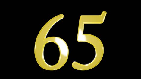 gold number 65