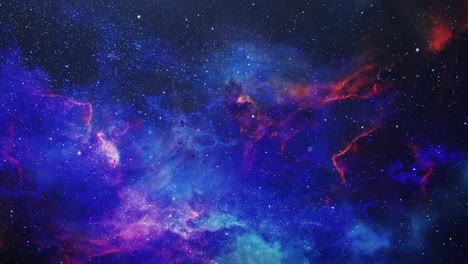 Vuelo-Espacial-En-Bucle-Exploración-Del-Espacio-Profundo-Nebulosas,-Universo-4k