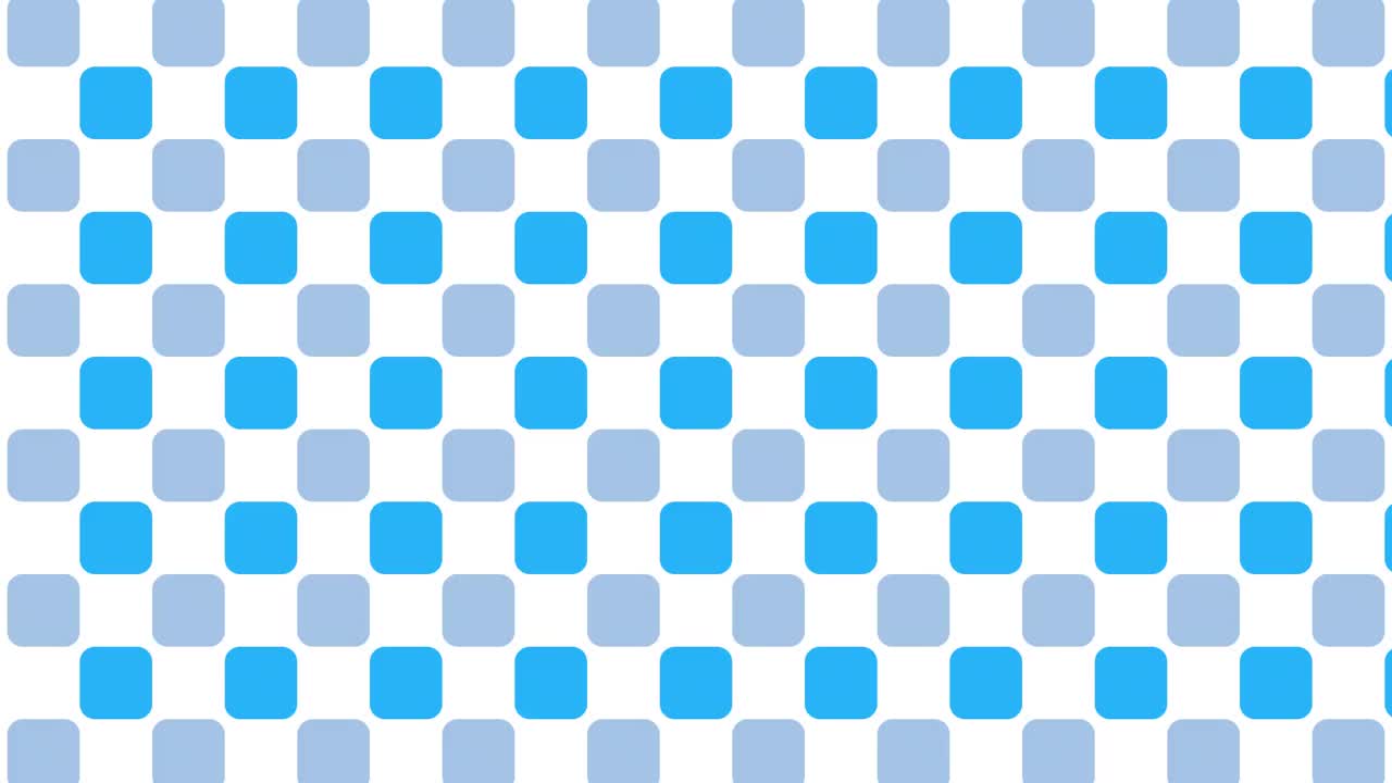 여러 개의 파란색 모양이 움직이는 애니메이션